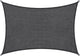 Abbey camp schaduwdoek - hdpe - 3 x 4 m - grijs - zonnedoek - rvs ringen - valletta-340