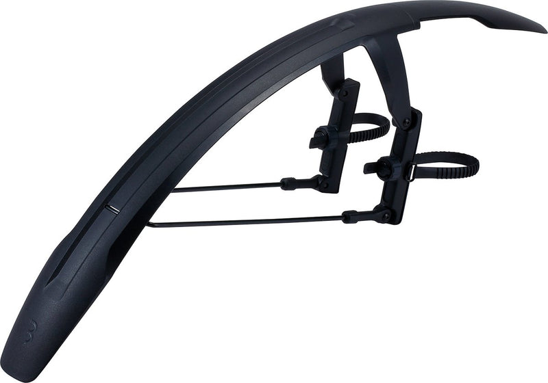 Bbb protector de disco de ciclismo delantero - guardabarros delantero bicicleta de carreras de grava - guardabarros 28 pulgadas - ancho máximo del neumático: 42 mm - negro - bfd-65f