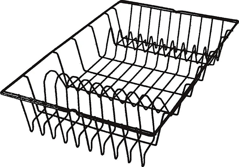 Metaltex - afdruiprek germatex - 48x30 cm - zwart - 3 jaar garantie