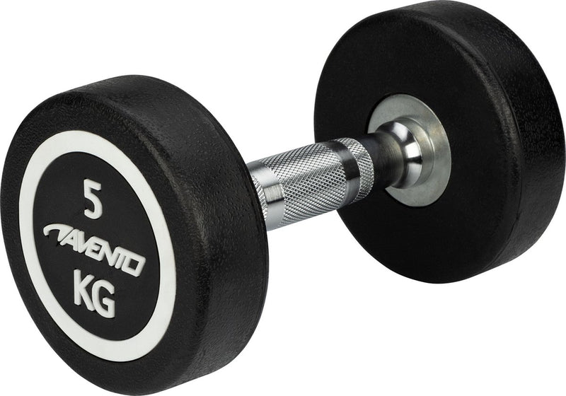Manubrio Avento - bilanciere 5 kg - acciaio nero