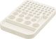 Idesign - vassoio organizer ecologico per batterie - plastica riciclata - bianco