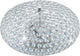 Eglo clemente - plafondlamp - 2 lichts - ø350mm. - chroom - helder