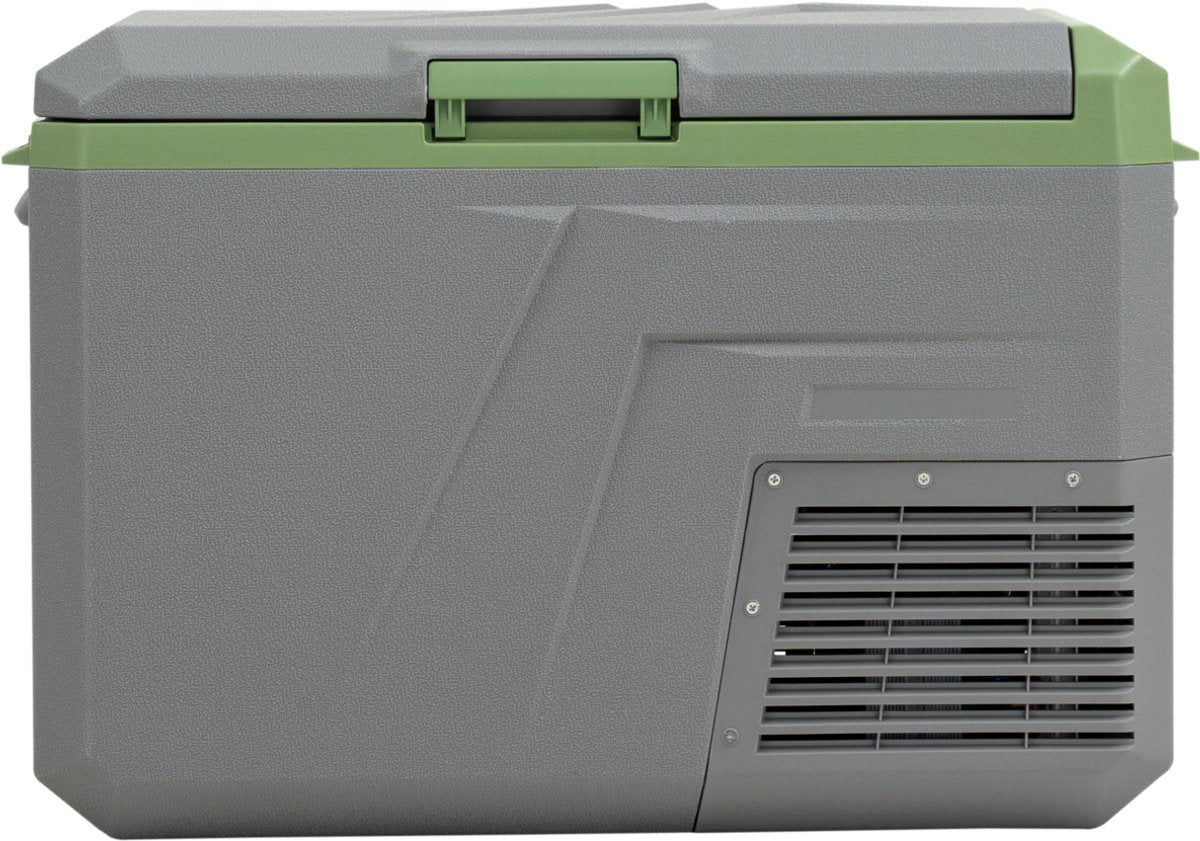 Steamy -e single zone elektrische compressor koelbox - single zone - 36 liter - 12v en 230v - voor auto en camping - grijs