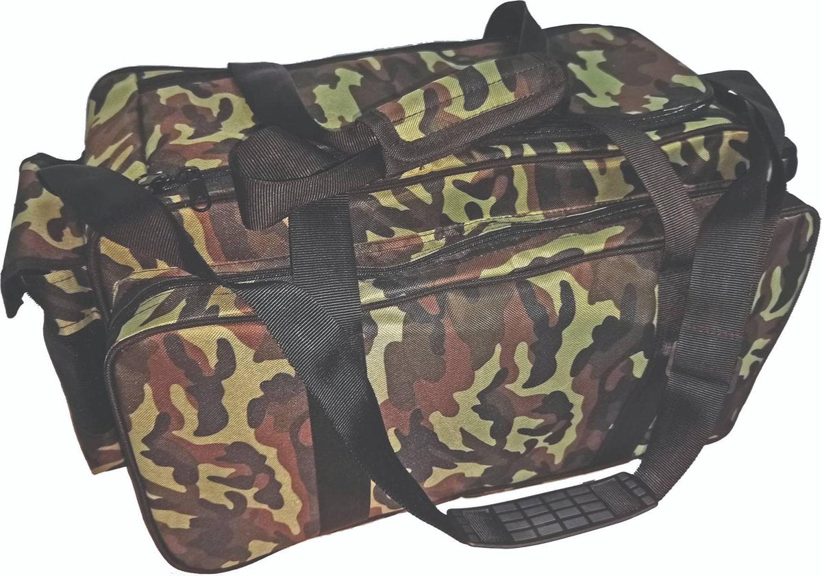 Bolsa de transporte multiusos Albatros: bolsa de pesca espaciosa y versátil con múltiples compartimentos y correa de transporte ajustable