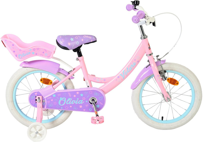 Bicicletta per bambini Volare Olivia - ragazze - 16 pollici - rosa