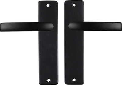 Starx deurklink zwart � deurbeslag � deurkruk met schild � blind - deurklink blok � 43 x 180 x 18 mm