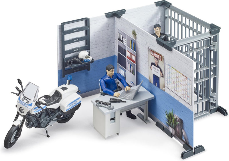 Estación de policía de Bruder Bworld con motor policial
