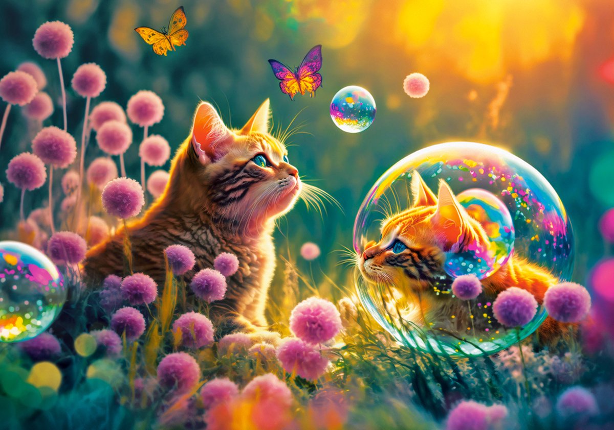 El rompecabezas de Castorland, el mañana más mágico, 500 piezas.