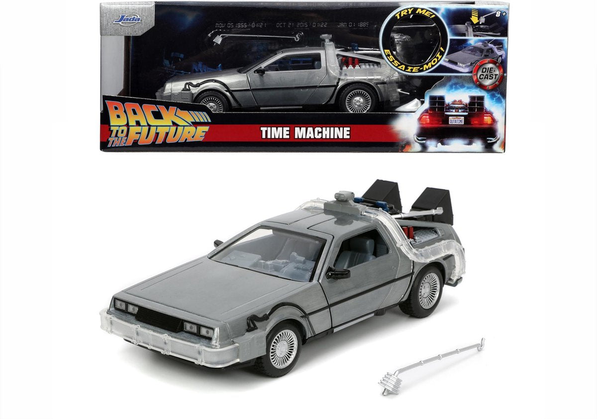 Jada Die Cast Time Machine Back to the Future 1 Auto 1:24