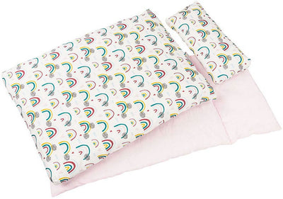 Goki Dolls Bed Linen Set Regenboog, 3dlg.