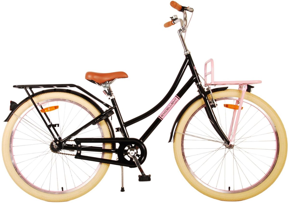 Volare Excelente bicicleta para niños - niñas - 26 pulgadas - negro