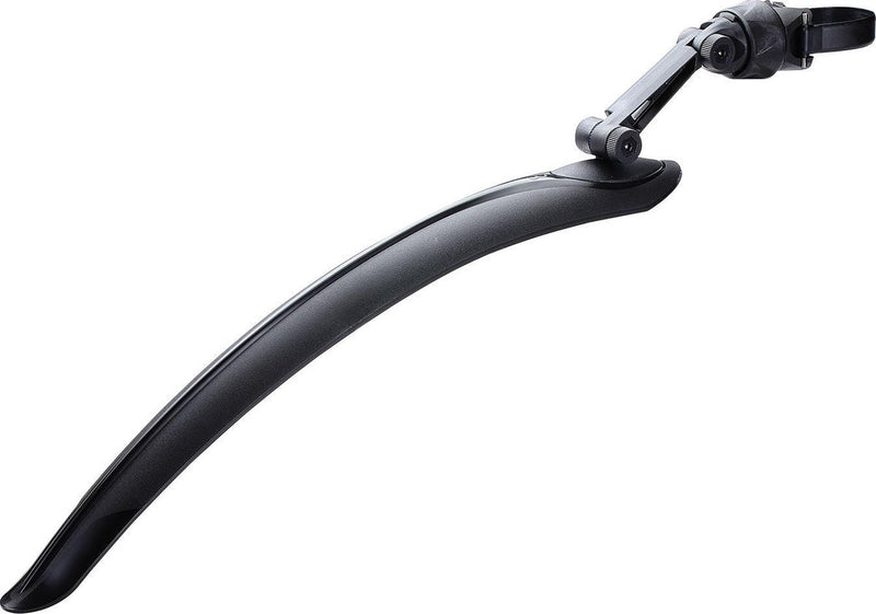 Guardabarros trasero Bbb Cycling Road Catcher - montaje en tija de sillín - guardabarros para bicicleta de carreras - 28 pulgadas - negro - bfd-04