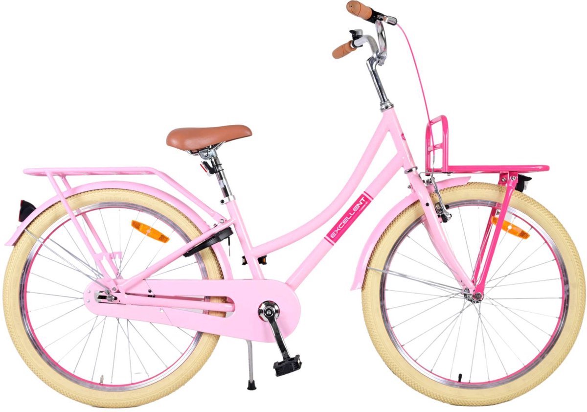 Chicas de bicicleta infantil de volare volare de 24 pulgadas rosa