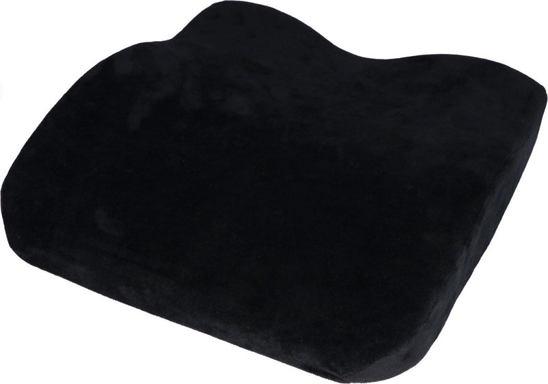 Cuscino per seggiolino auto Carpoint in memory foam – ergonomico – 39x39x9 cm – rivestimento lavabile – comfort di seduta extra