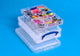 Hobby box caja realmente útil 255x520x85mm 4l 30 compartimentos tapa apilable
