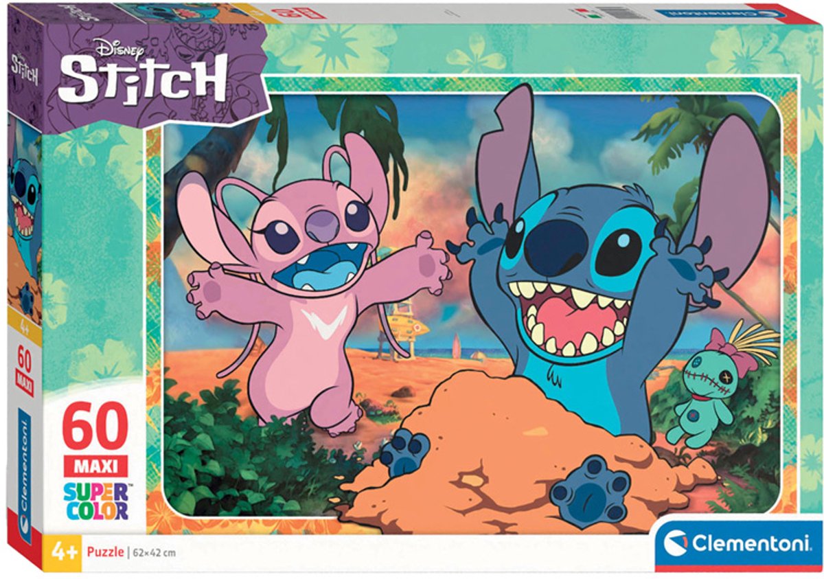 Clementoni jigsaw puzzle Super Color Maxi Stitch, 60st.