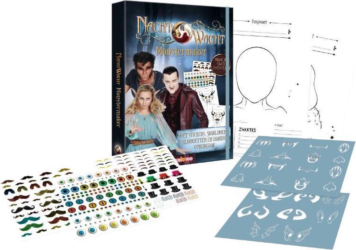 Studio 100 creation book night watch monster maker