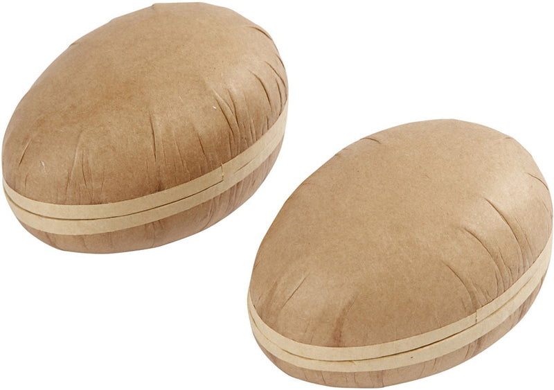 Creativ company tweedelig kartonnen eieren 12cm - 2st.