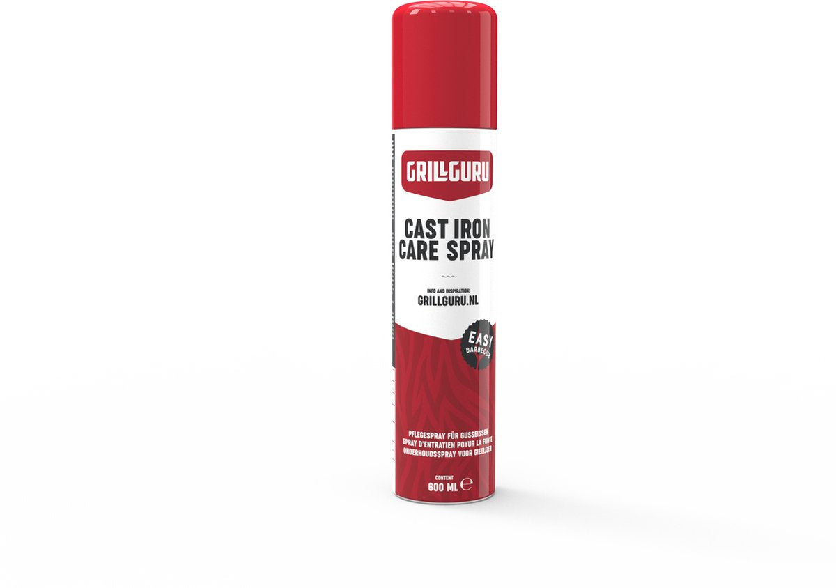 Grill guru cast iron care spray onderhoudsspray voor gietijzer 600ml