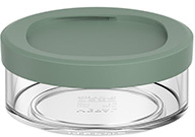 Mepal portapranzo ellisse - 200 ml - scomparti extra per portapranzo 500 ml - tazza di yogurt e tazza di muesli da asporto - lavabile in lavastoviglie - salvia nordica