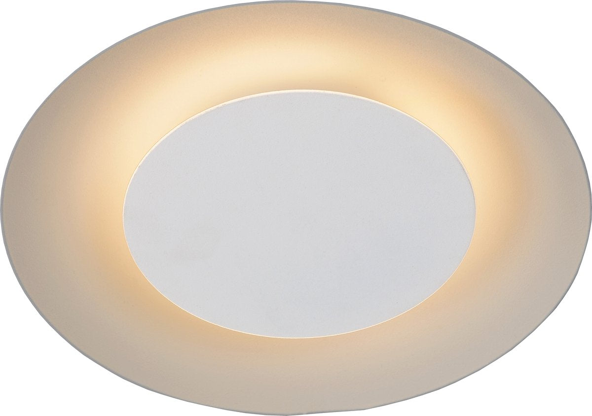Lucide foskal - lampada da soffitto (lampada da soffitto) - ø 21,5 cm - LED - 1x6w 2700k - bianco