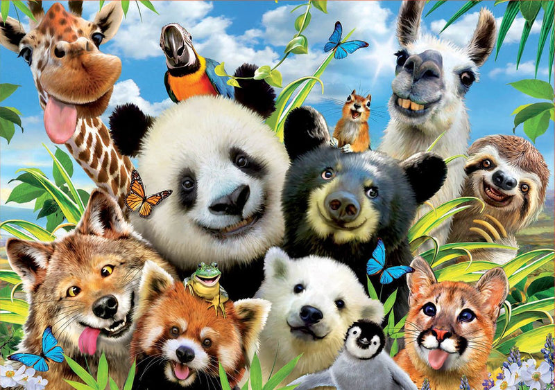 Puzzle Educa - 1000 pezzi - selfie drammatico di lama - puzzle