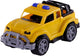 Cavallino trendy jeep geel, 22cm