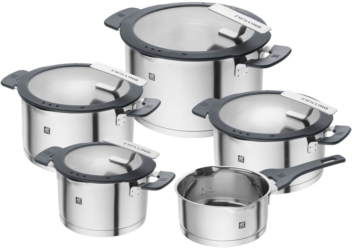 Zwilling simplify pan set stainless steel 5-piece