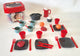 Ecoiffier 100% Chef Dining Set con campi da gioco, 34dlg.