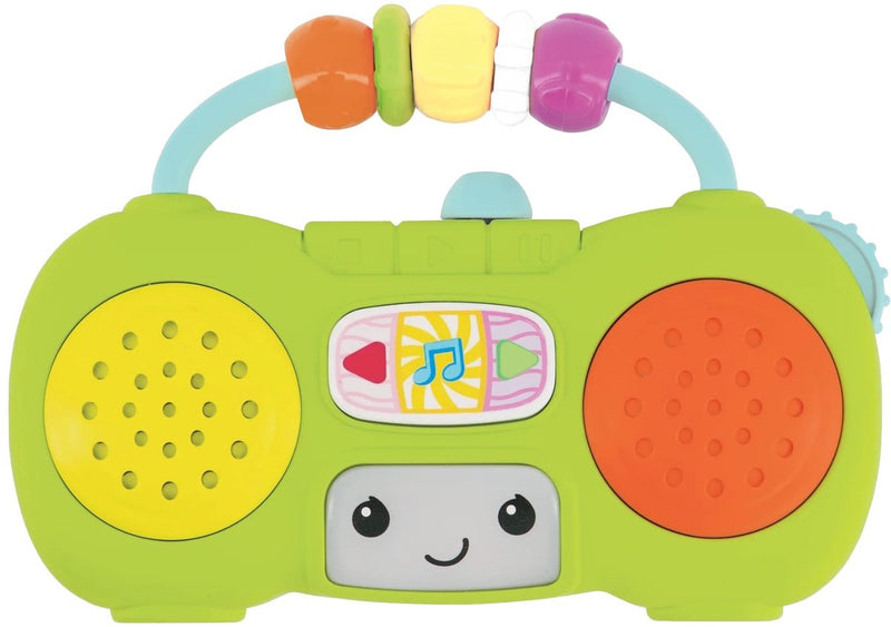 Infantino música ligera simulando mini sonajero boombox