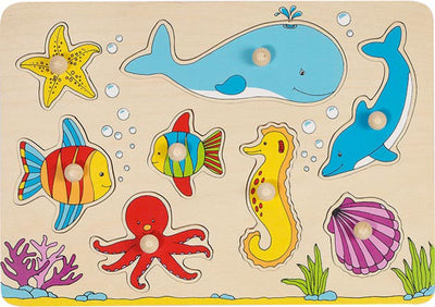 Goki Noppen puzzle underwater world, 8st.