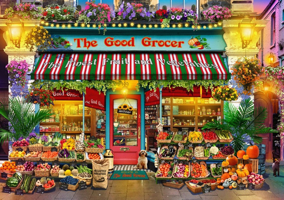 Bluebird Puzzle Puzzle Supermercato - 2000 pezzi di puzzle divertenti.