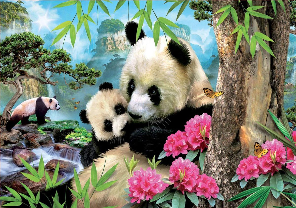 Educa legpuzzel - 1000 stukjes - panda's - puzzel