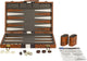 Ribete de backgammon de búfalo marrón 38x24 cm
