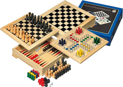Philos wooden games collection travel version