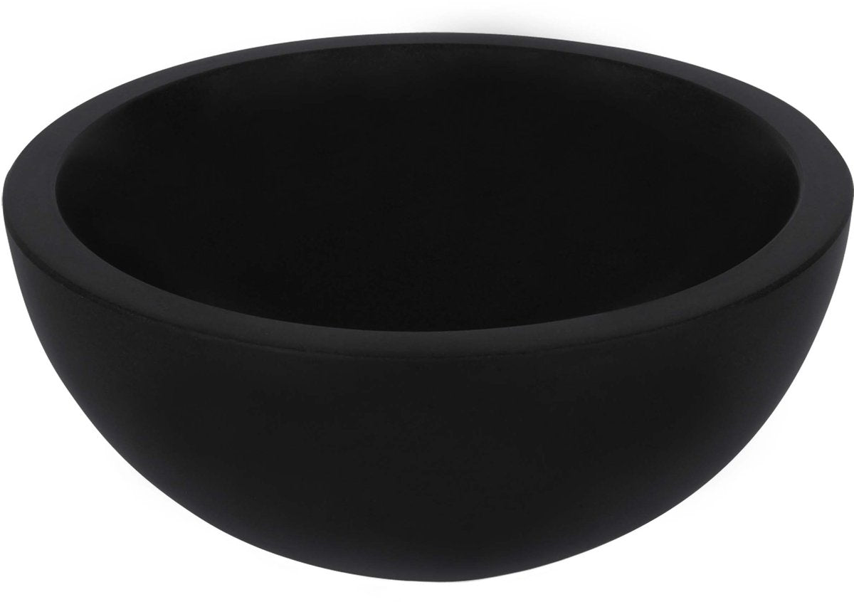 Lavabo de río Differnz 25x11,5cm negro mate