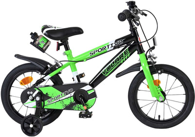 Valorare SportVo per bambini Bike Boys da 14 pollici Nero Brani a due mani