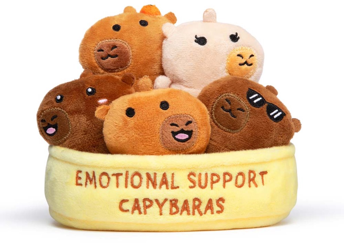 Spectron Peluche Capibara di supporto emotivo - 6 pz.