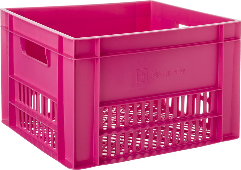 Fastrider fietskrat groot - roze - 34l