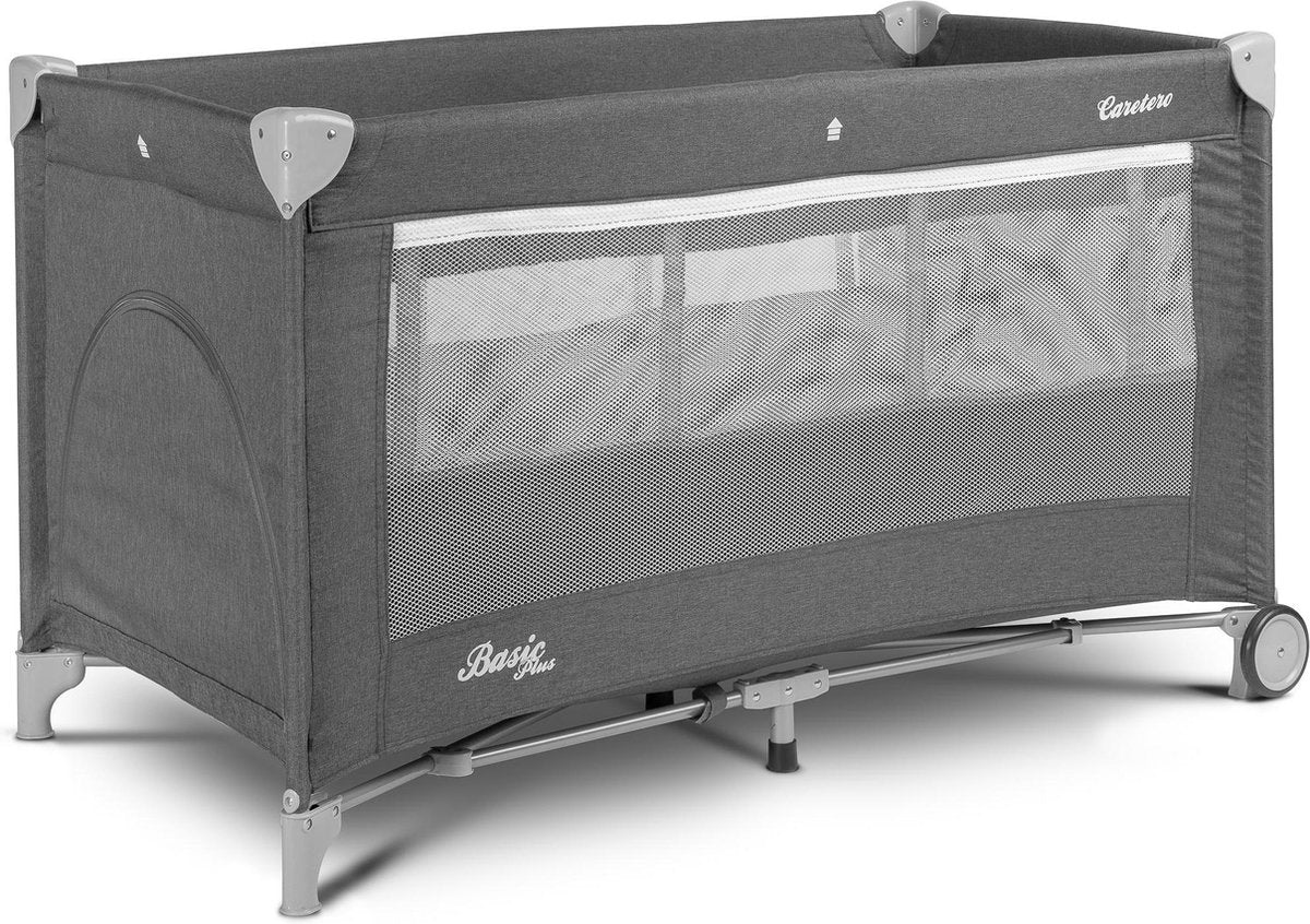 Caretero - campingbedje basic plus graphite