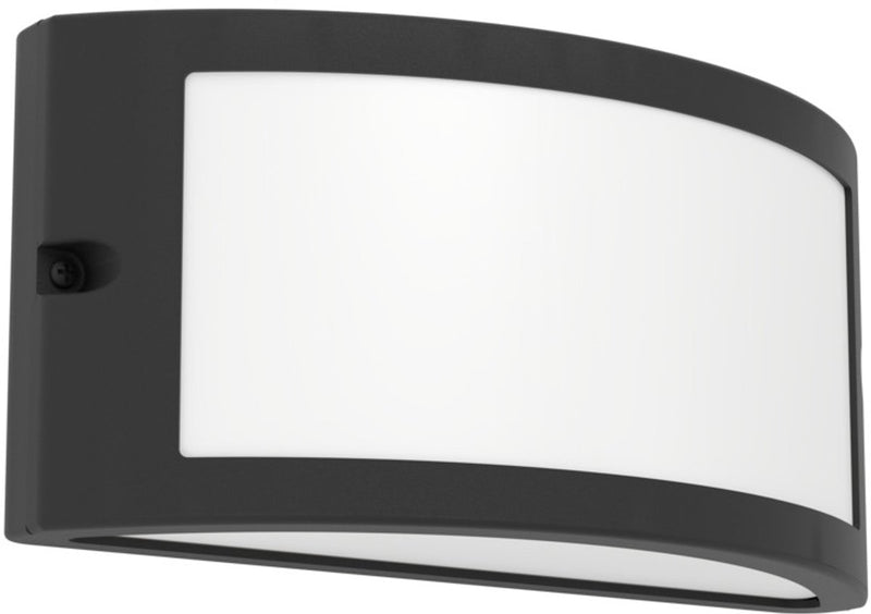 Eglo poggiarello wandlamp buiten - e14 - 22 cm - zwart
