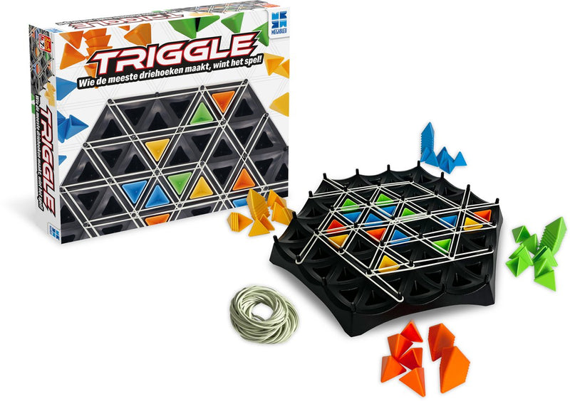 Megableu - triggle - juego estratégico y desafiante - a partir de 7 años - adultos y niños - 2 a 4 jugadores