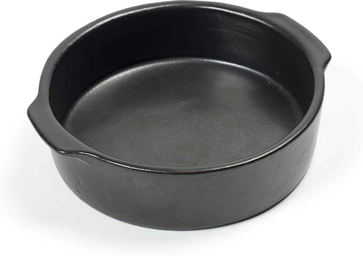Serax - pascale naessens pure - oven-serveerschaal s - zwart - 16 ø