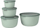 Mepal - multikom cirqula vershouddoos set - 500 + 1000 + 2000 + 3000 ml - rond - nordic sage