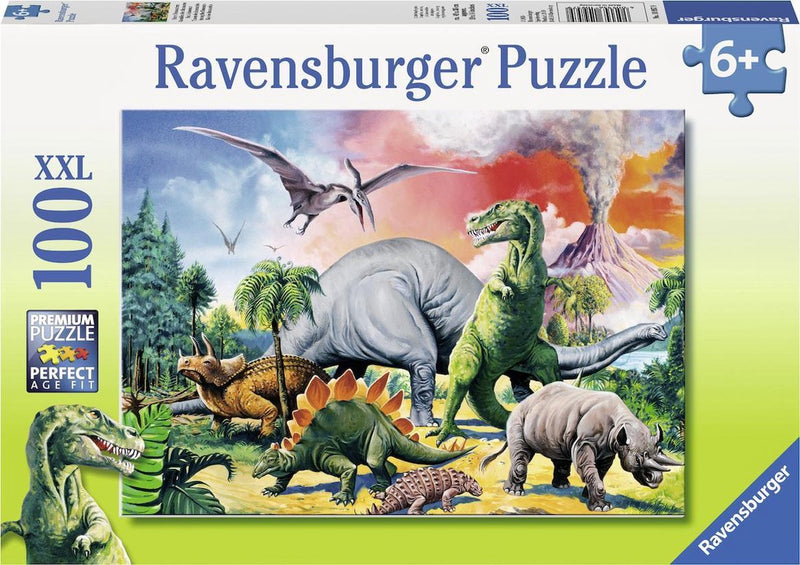Rompecabezas de Ravensburger entre las piezas de 100 xxl de Dinos