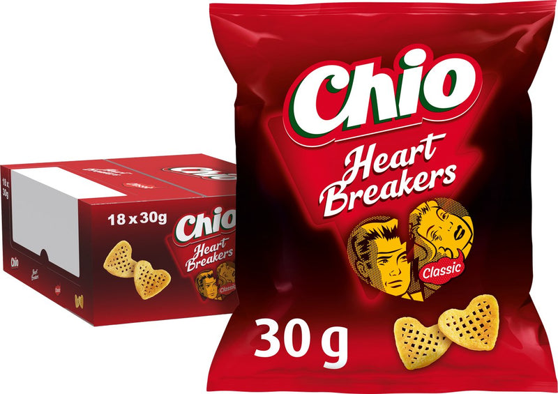 Confezioni monoporzione Chio Heartbreakers - patatine - 18 x 30 grammi