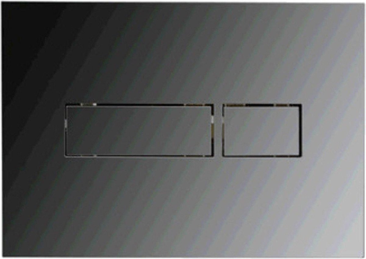 Plieger flair bedieningsplaat dualflush chroom