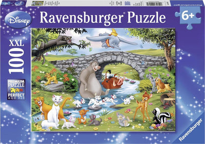 Ravensburger puzzel disney familie animal friends - legpuzzel - 100 stukjes