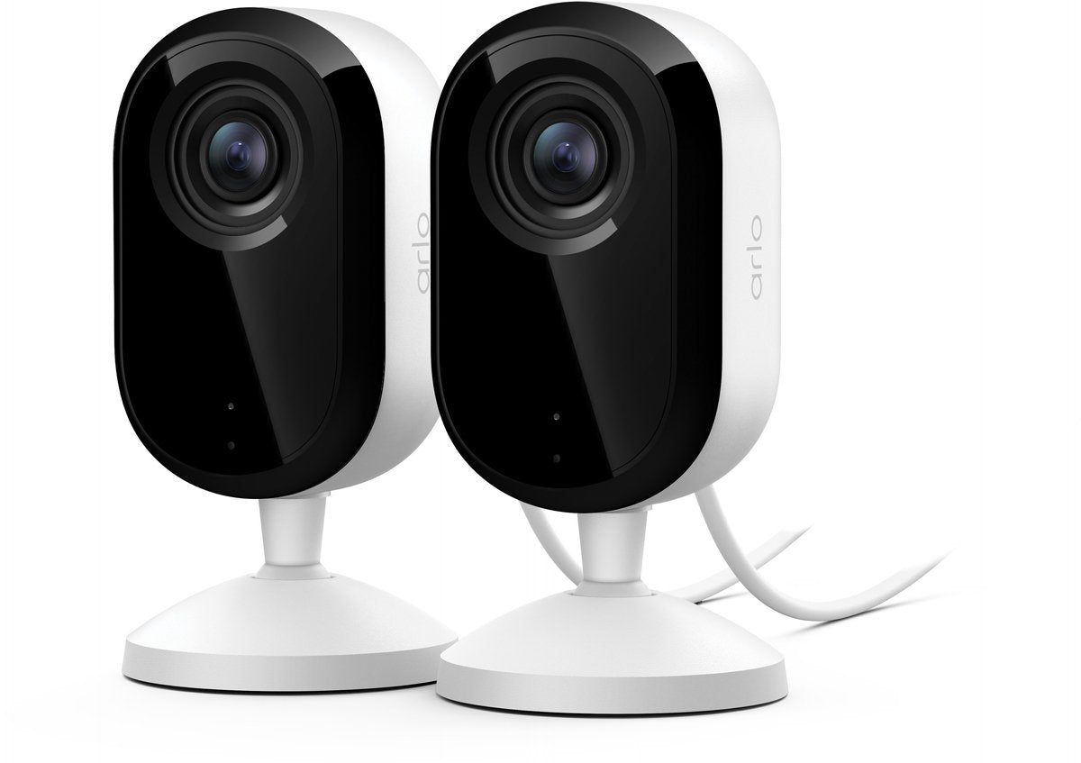 Cámara de seguridad HD para interiores Arlo Essential3, 2 cámaras