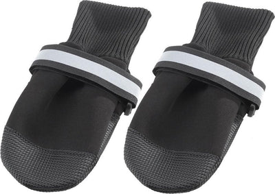 Ferplast dog shoes 7 x 8 cm neoprene black size m